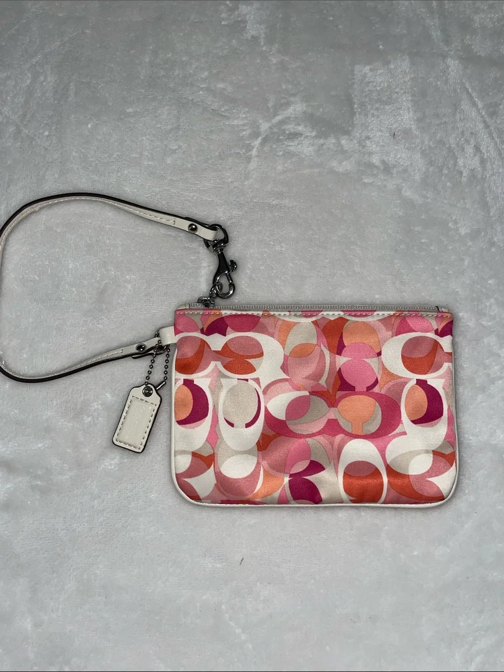 Coach Multi-Color Daisy Kaleidoscope Print Wristlet
